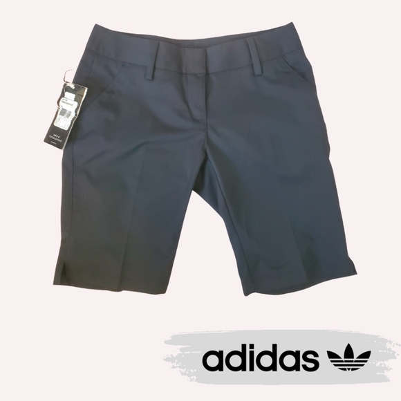 NWT Adidas Black Bermuda Shorts - Picture 1 of 5